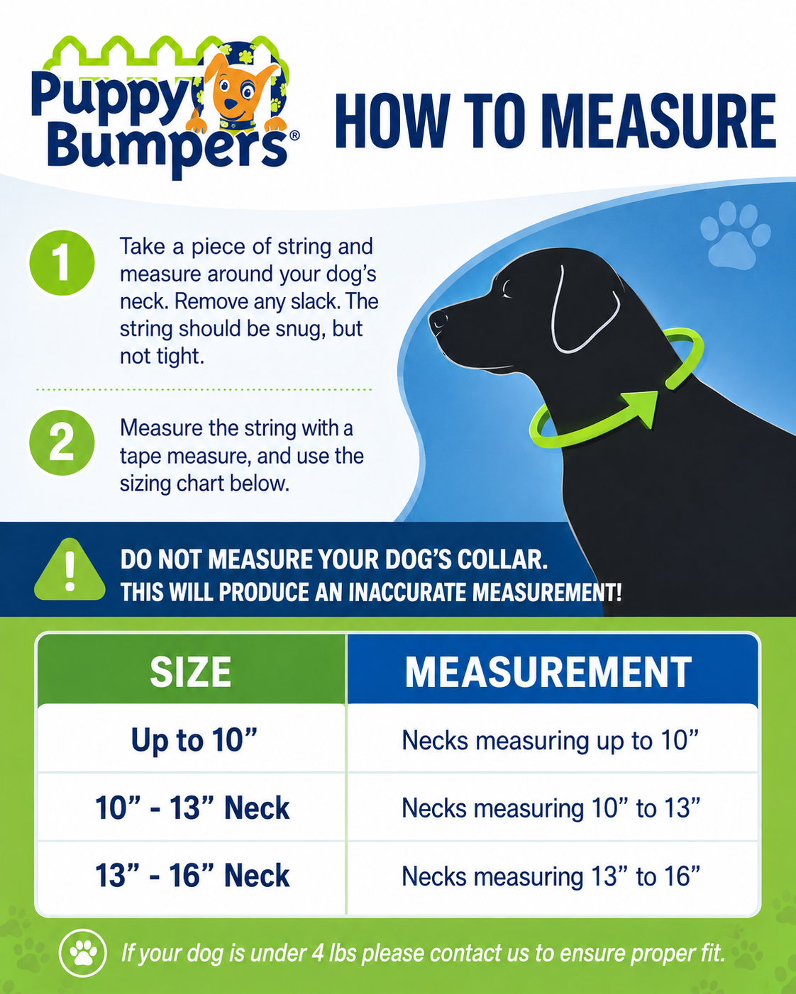 Blue Bones and Paws Puppy Bumpers